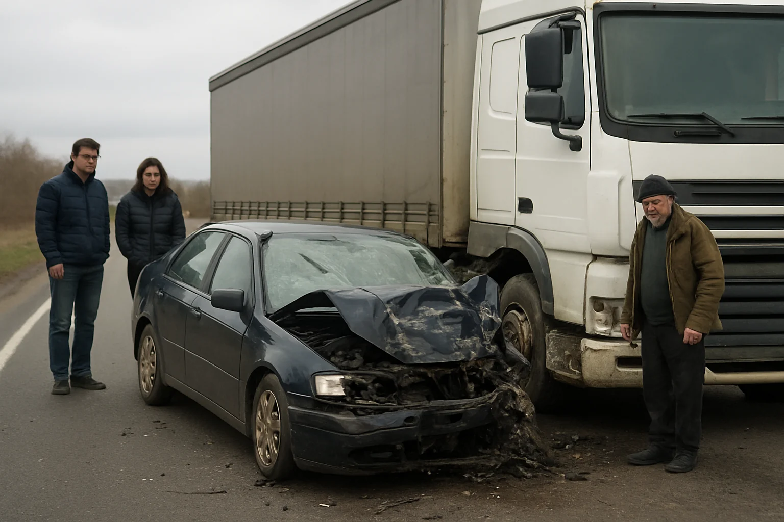 Accident pe DN 7 Vâlcea: TIR răsturnat, trafic deviat