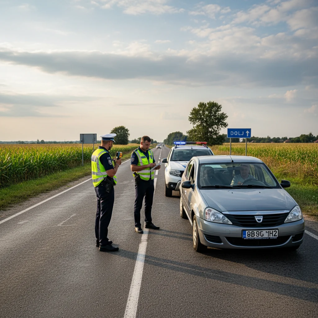 Acțiuni ale poliției rutiere în Craiova și pe drumurile din Dolj la început de ianuarie