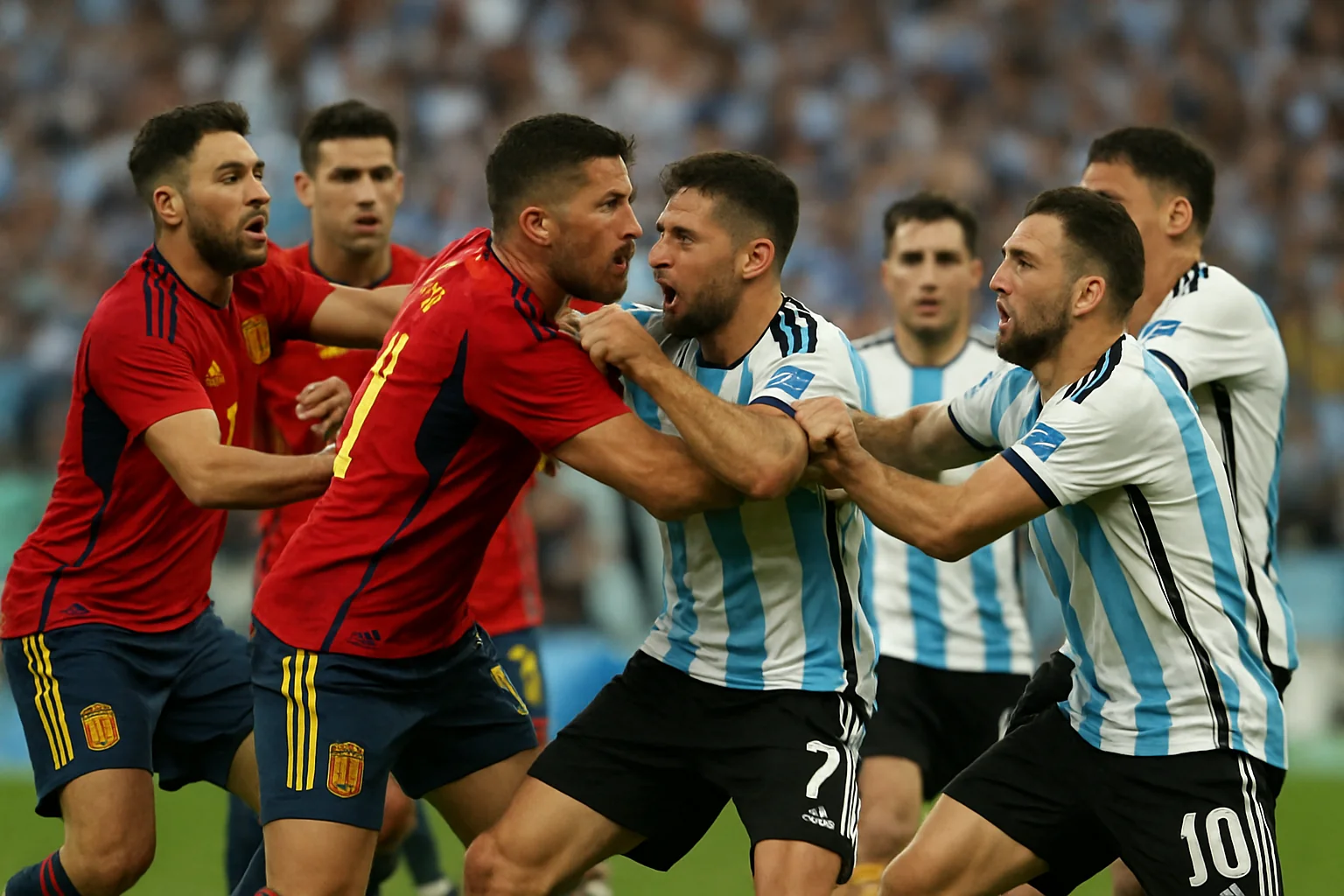 Altercație după finala Mondialului: Paredes eliminat