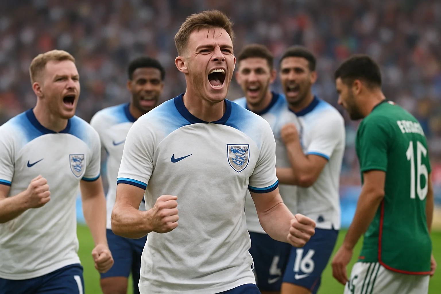 Anglia în sferturi CM 2026 după victorie cu Mexic