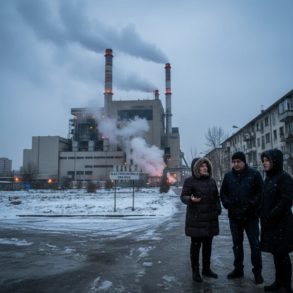 Avarii la Electrocentrale Craiova provoacă întreruperi de căldură în municipiu