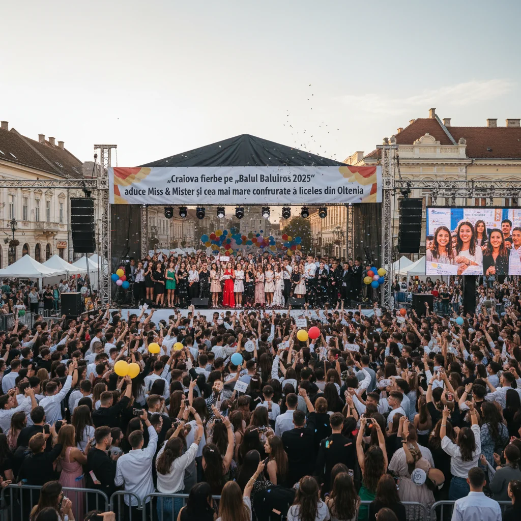 Balul Balurilor 2025 cu Miss & Mister și competiția liceelor din Oltenia