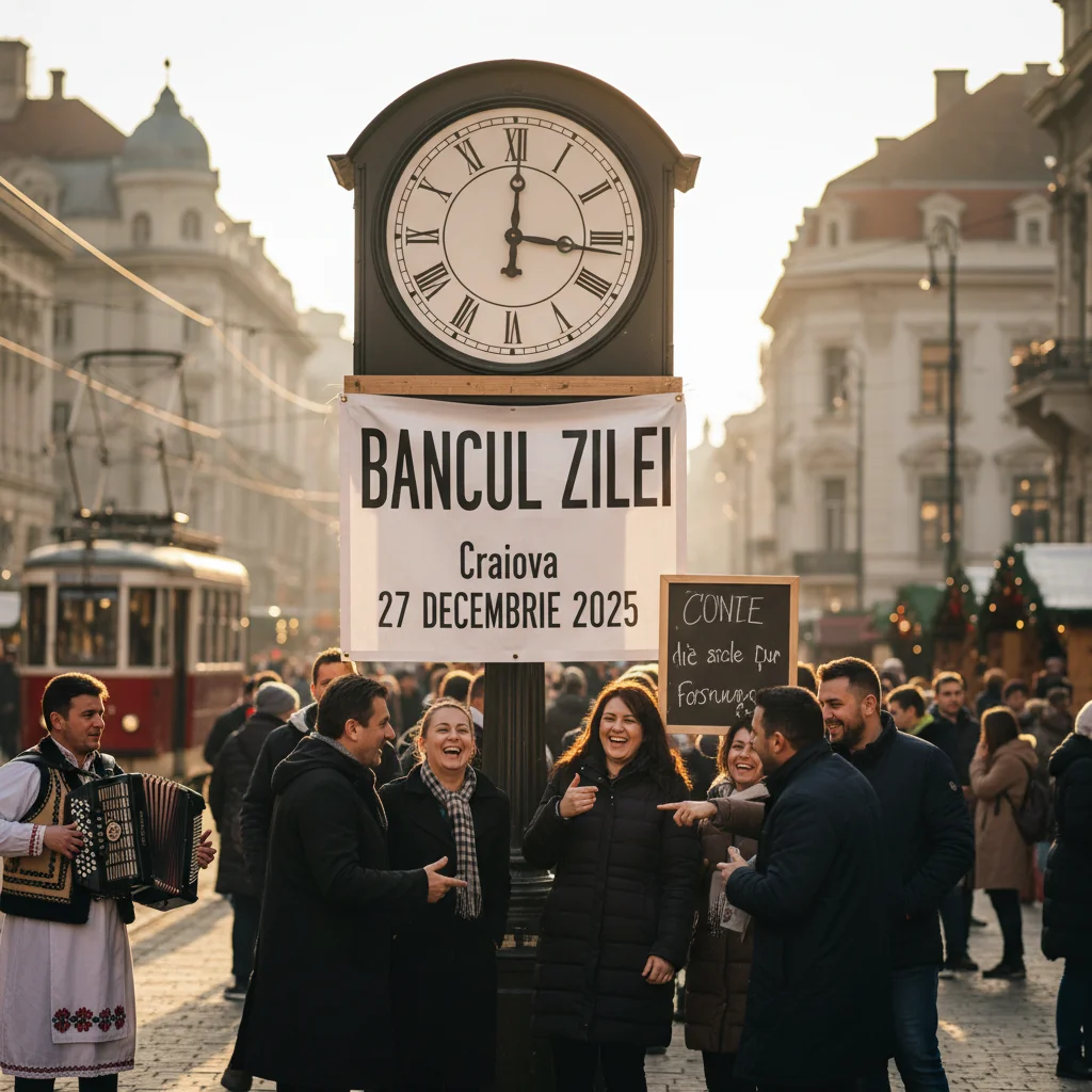 Bancul zilei pentru Craiova – 27 decembrie 2025