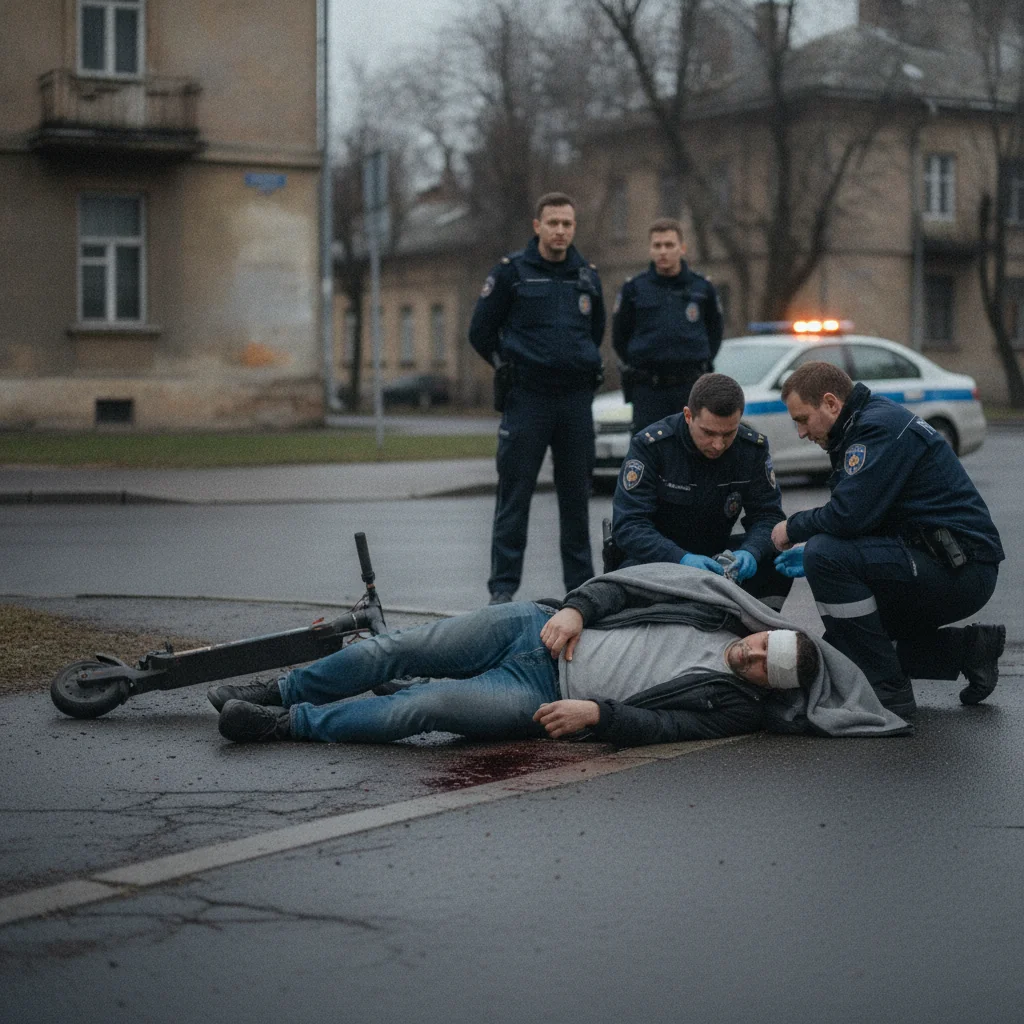 Bărbat decedat după căzătură de pe trotinetă în Midia