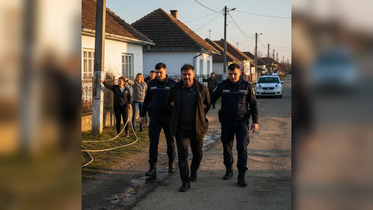 Bărbat din Șimnicu de Sus reținut la Craiova după ce ar fi stropit cu ulei mai multe bunuri și și-ar fi amenințat vecinii