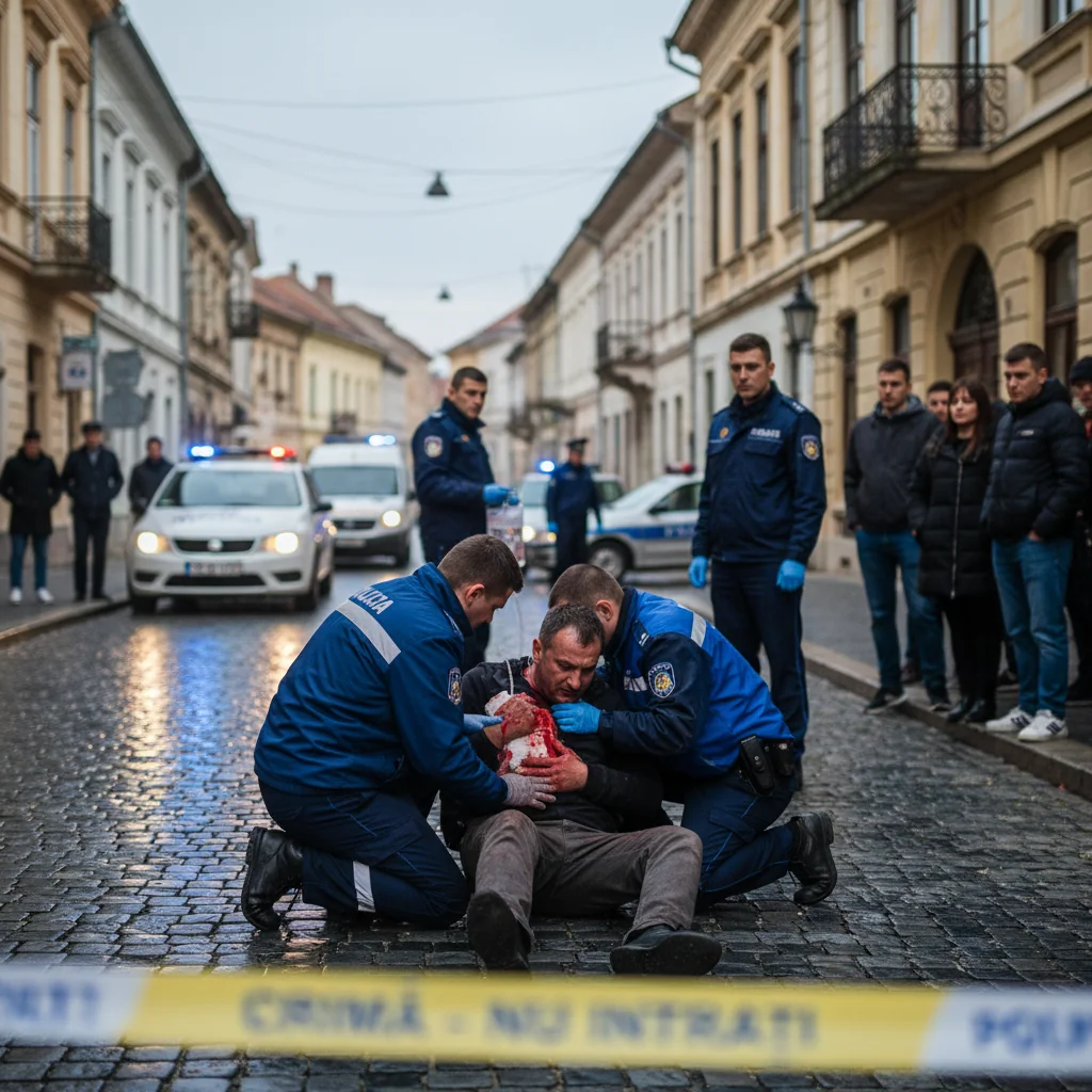 Bărbat rănit grav într-un conflict pe strada Bucura din Craiova, anchetă pentru tentativă de omor
