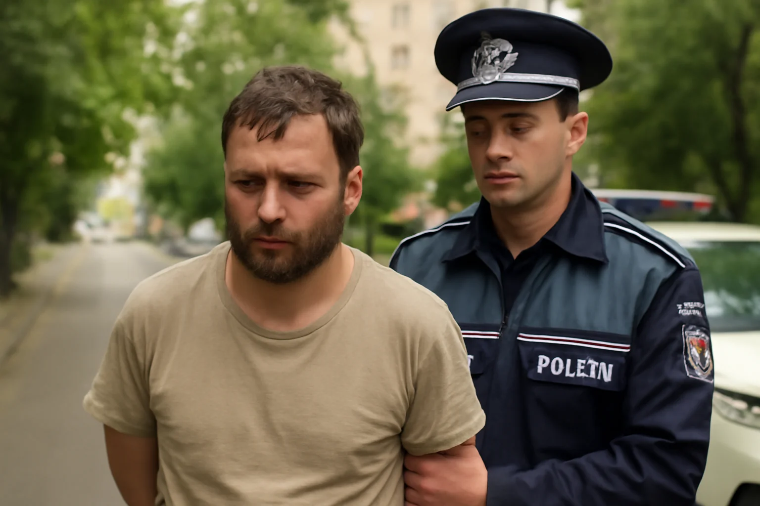 Bărbat suspectat de hărțuire, reținut de polițiști în Craiova