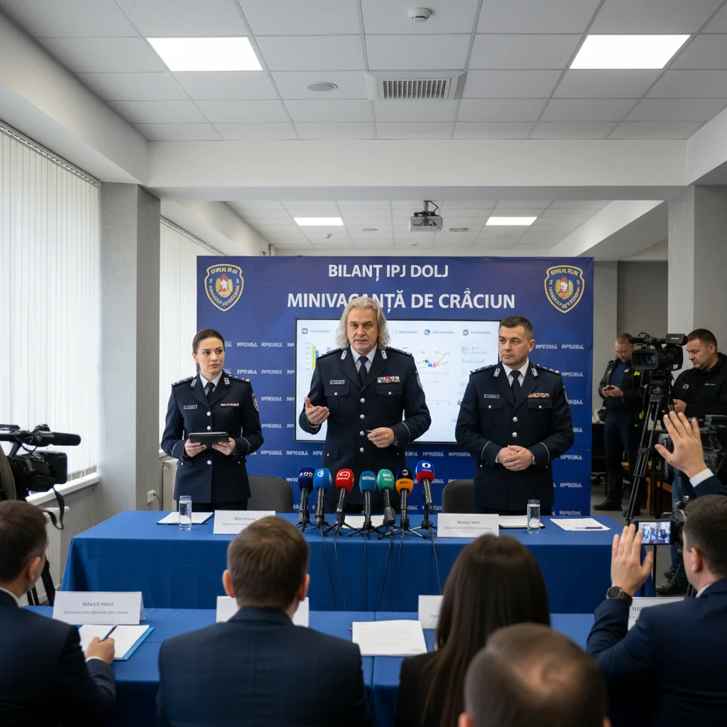 Bilanțul acțiunilor IPJ Dolj în minivacanța de Crăciun la Craiova și în județ