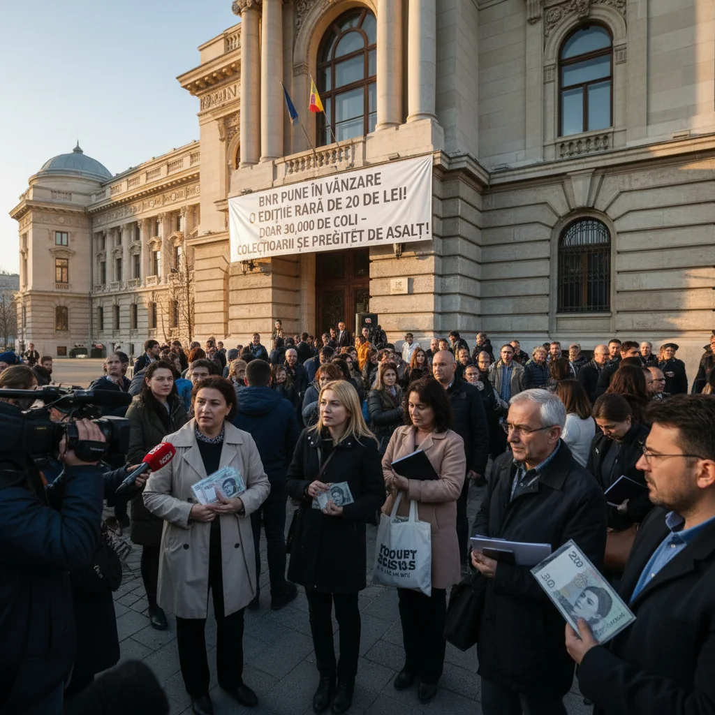 BNR lansează o ediție limitată de 20 de lei – doar 30.000 de coli disponibile, colecționarii în alertă!