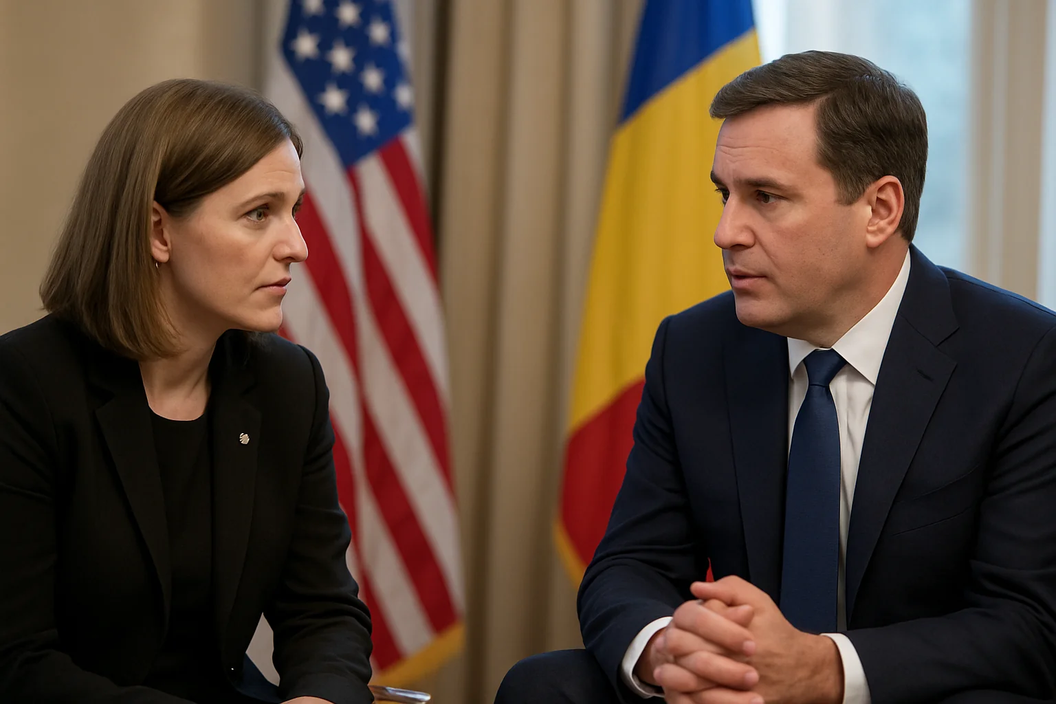 Bolojan și Hooker: Discuții despre securitate și parteneriat