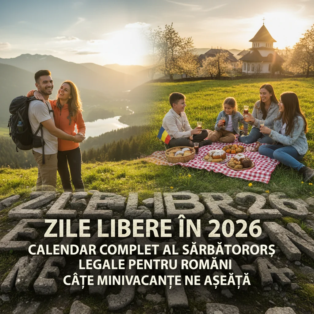Calendar complet al sărbătorilor legale și minivacanțelor pentru români