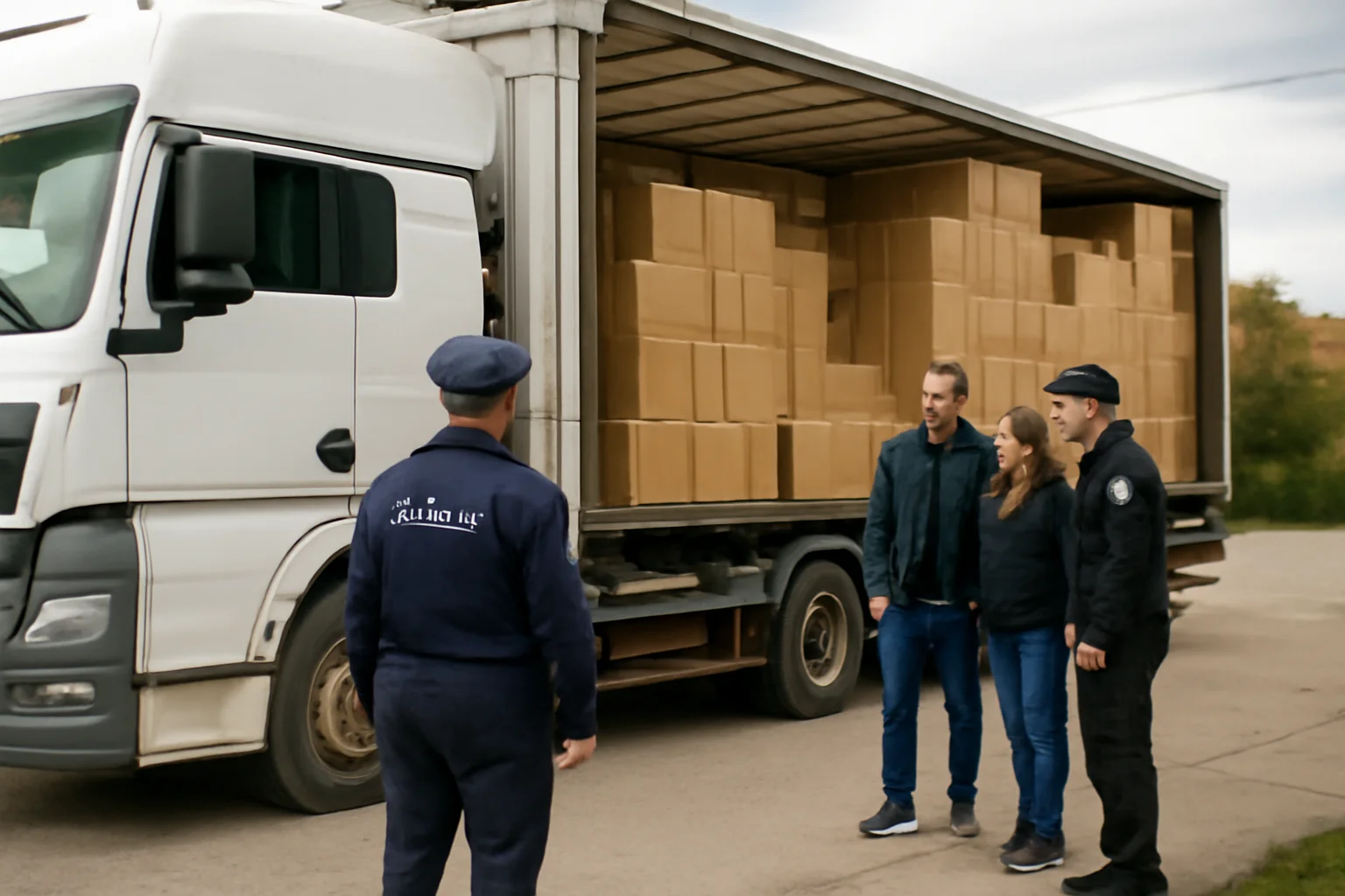 camion încărcat cu parfumuri falsificate de circa 13 milioane de lei