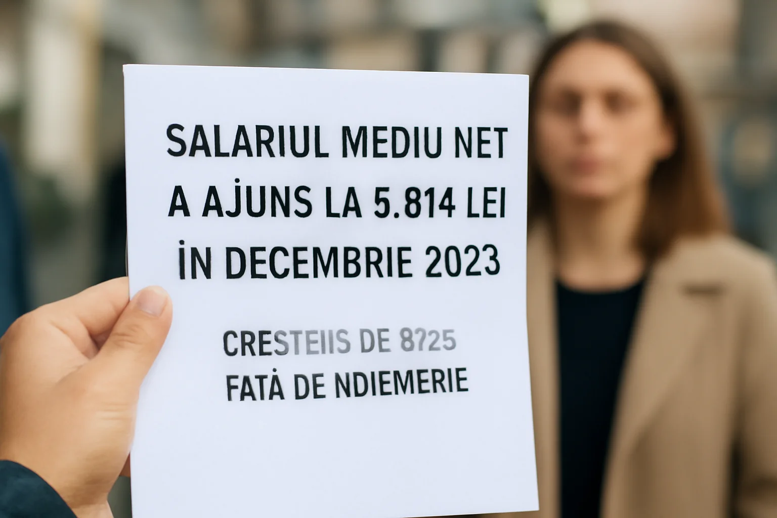 Câștigul salarial mediu net a urcat la 5.914 lei în decembrie 2025, înregistrând un avans de 5,3% față de luna precedentă
