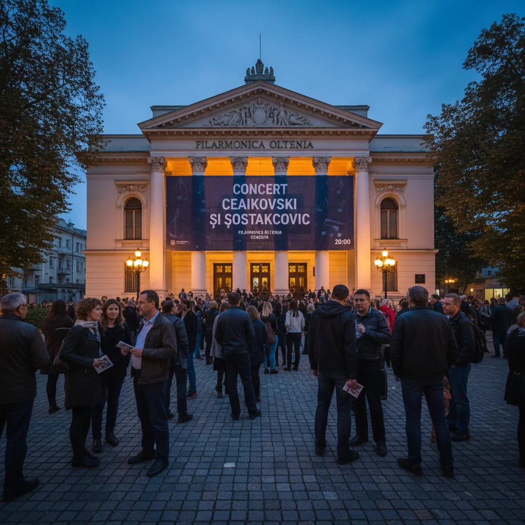 Concert simfonic cu Ceaikovski și Șostakovici anunțat la Craiova