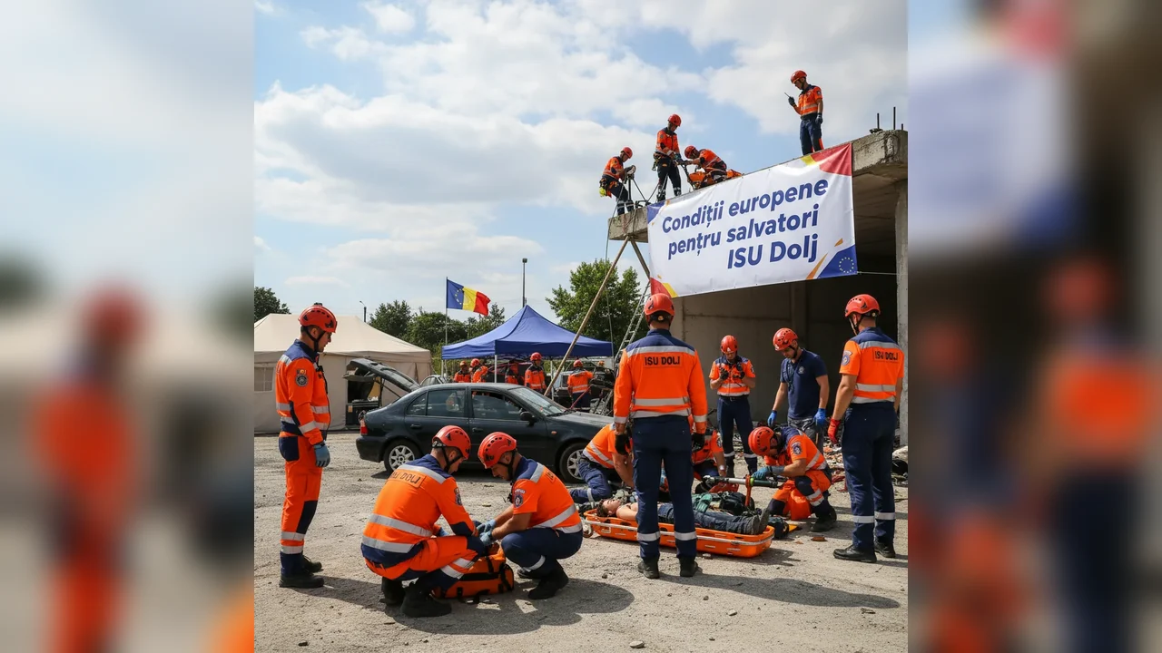 Condiții moderne pentru salvatorii ISU Dolj din Craiova, prin proiecte cu finanțare europeană