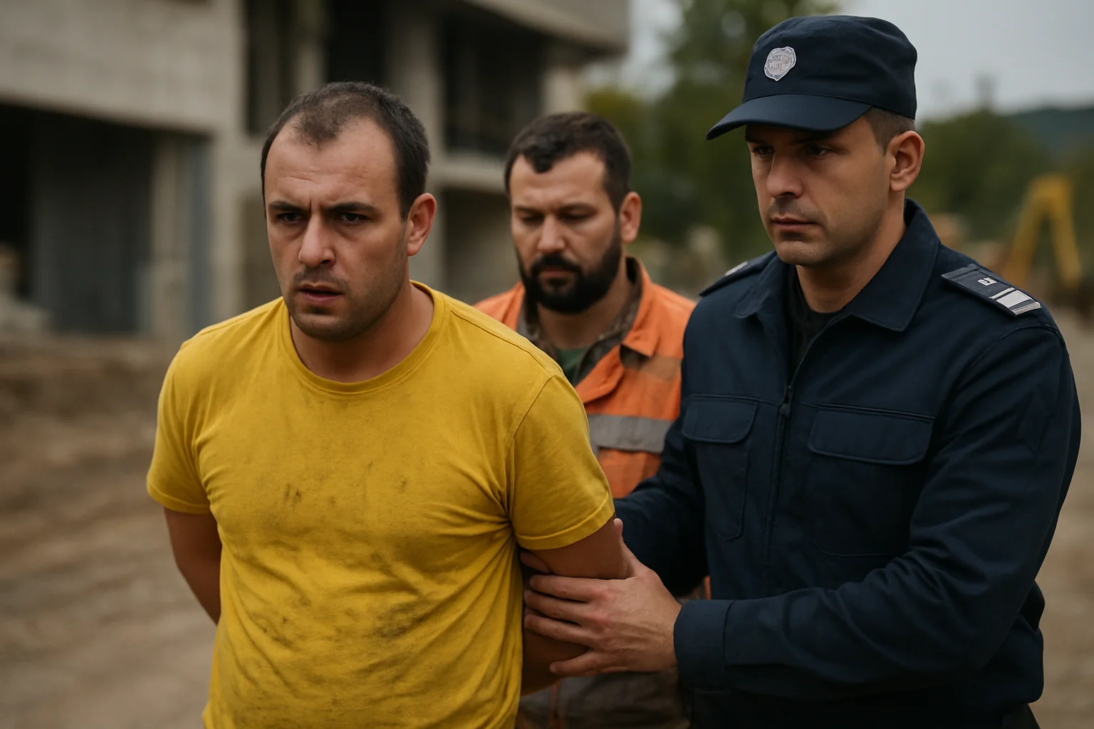 Conflict violent pe șantierul din Bumbești-Jiu: Doi reținuți