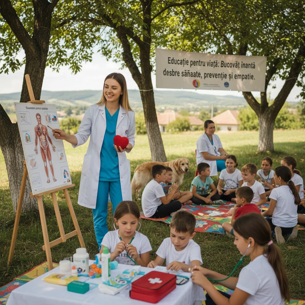 copiii învață despre sănătate, prevenție și empatie