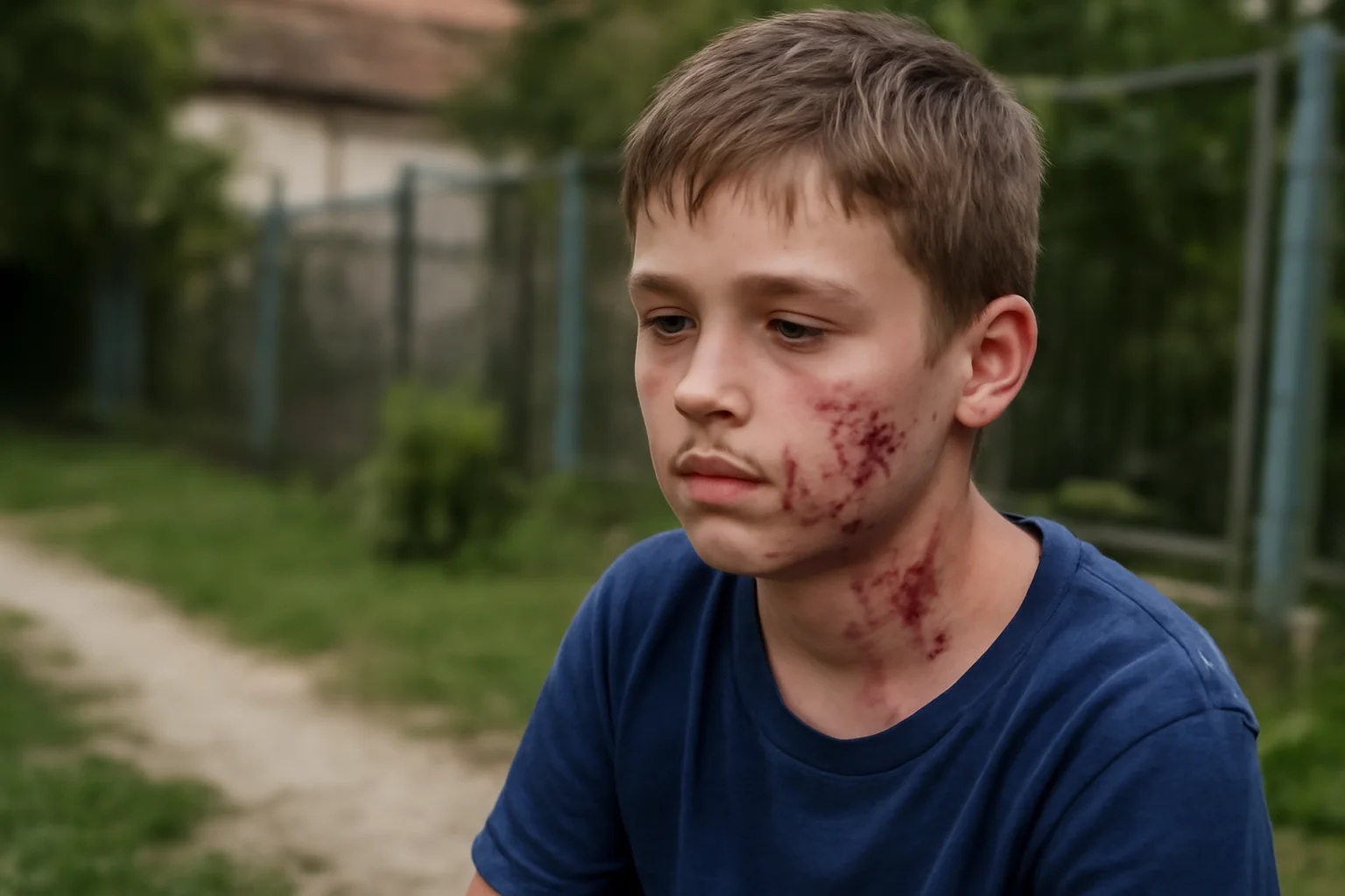 Copil de 12 ani atacat de câini după ce a intrat în curte