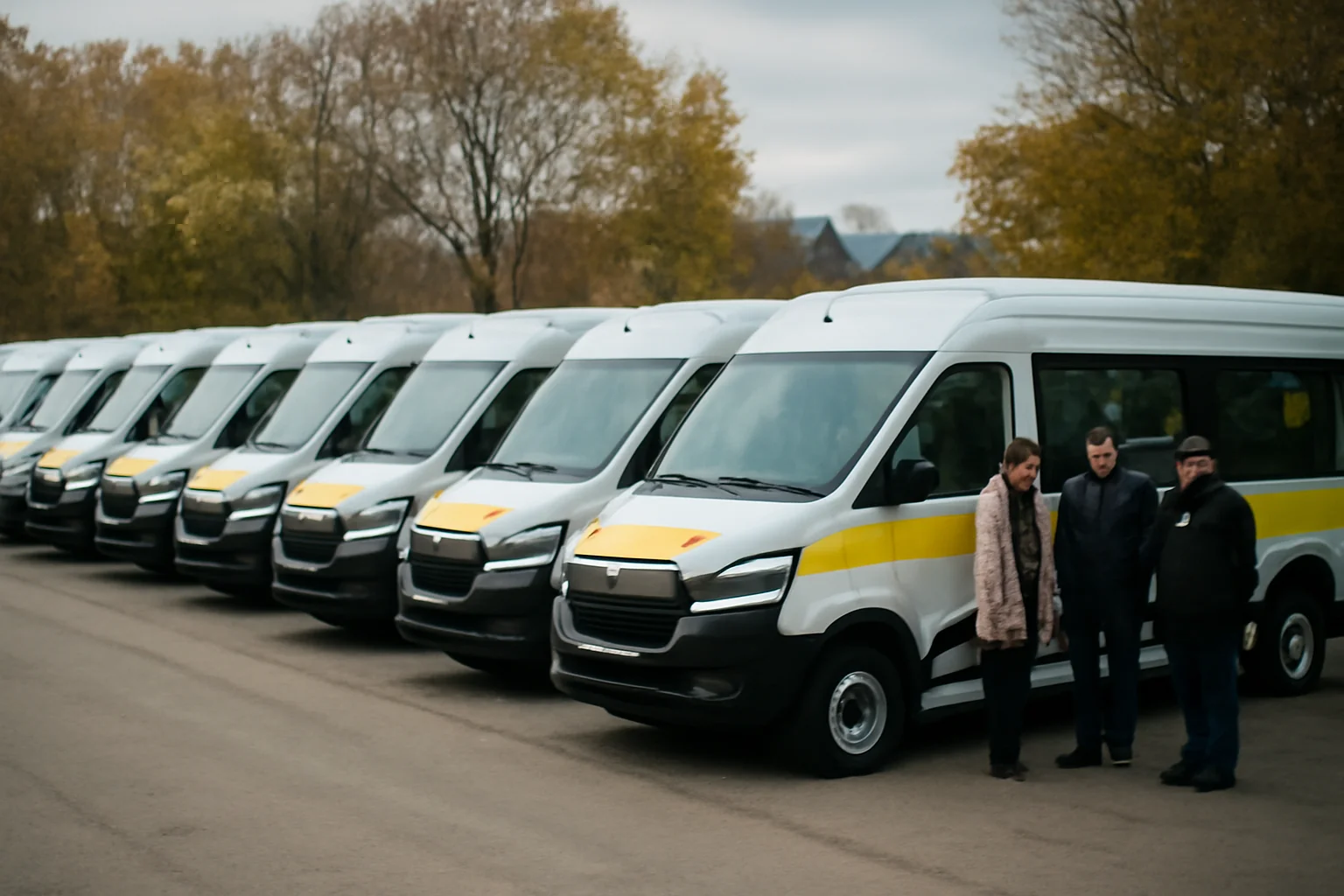 Craiova: 13 microbuze electrice noi pentru transportul școlar în județul Dolj