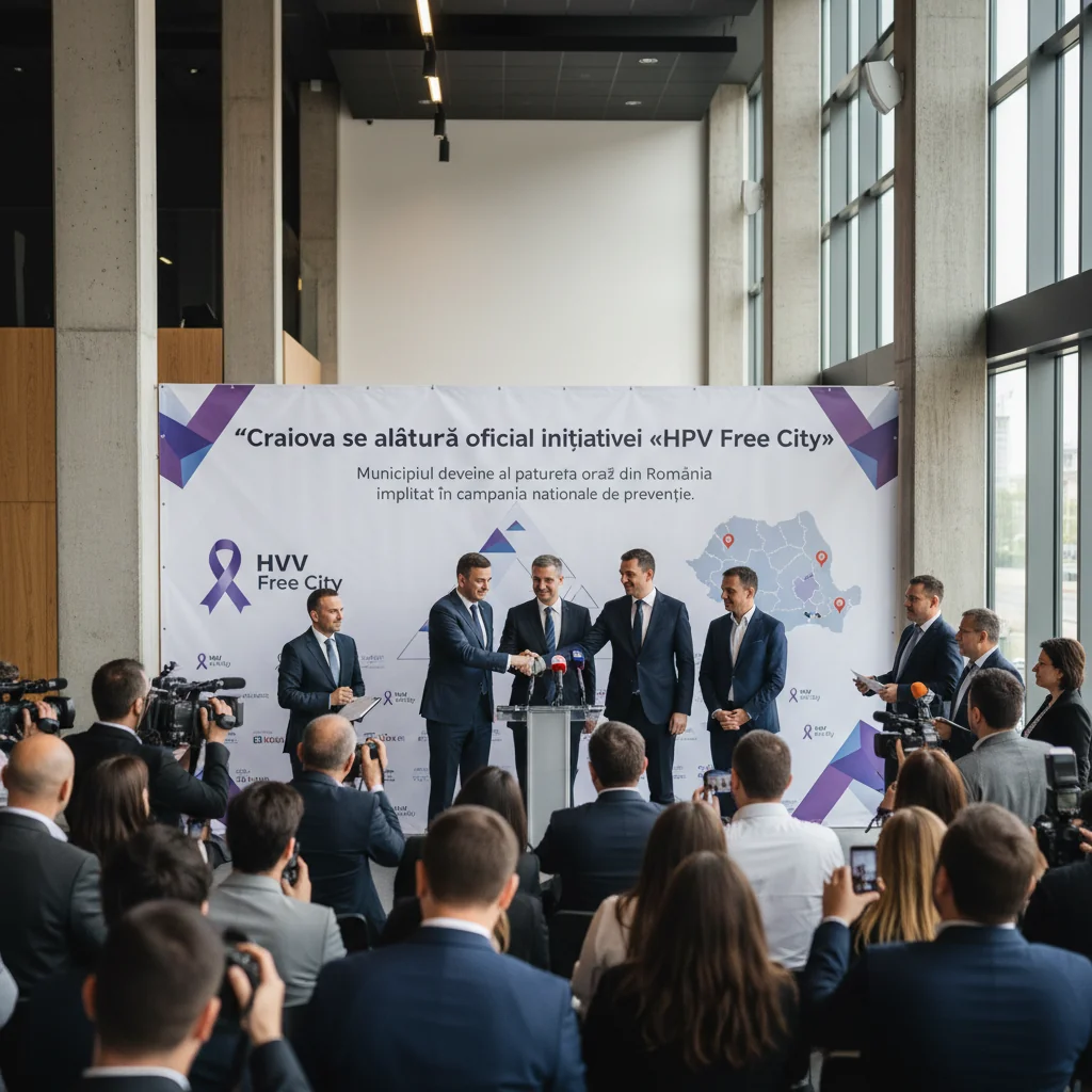 Craiova devine al patrulea oraș din România în inițiativa națională HPV Free City pentru prevenție