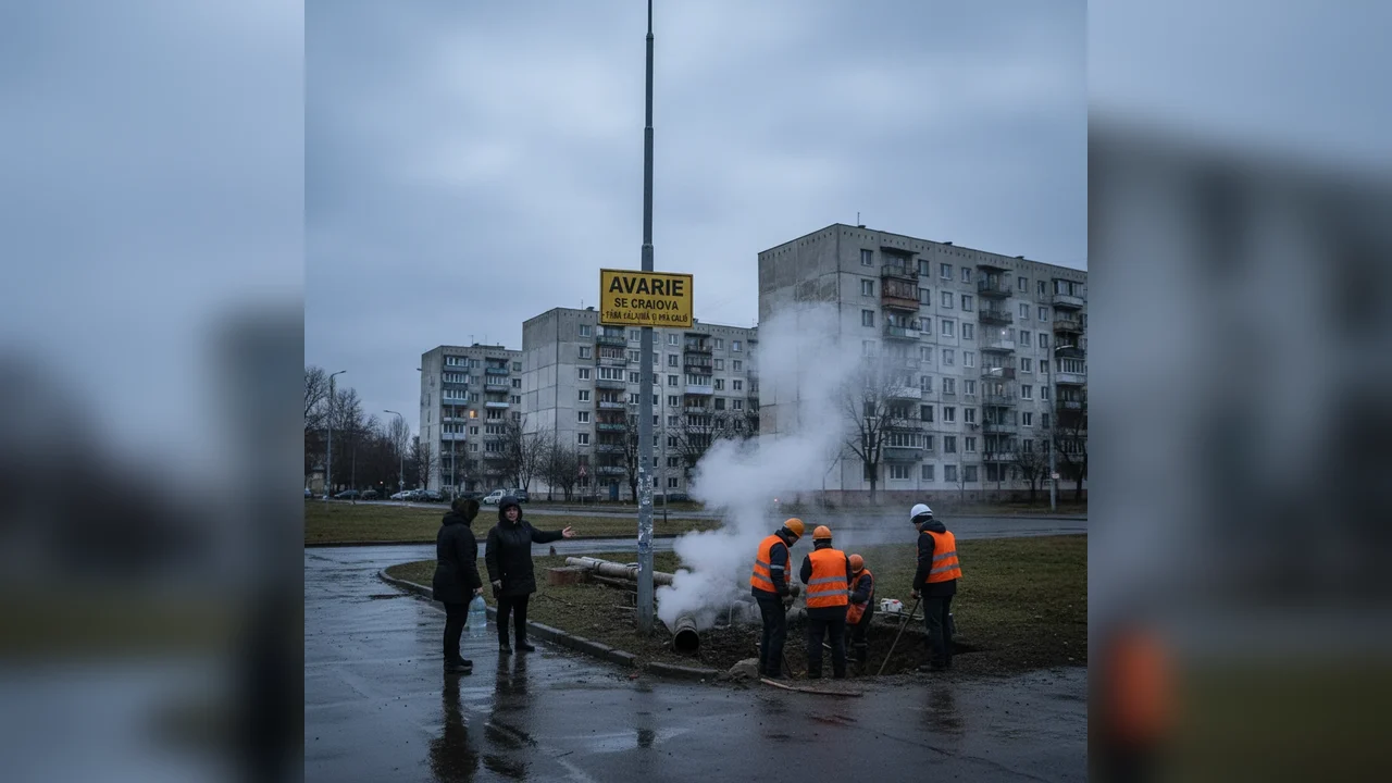 Craiova, din nou cu probleme la încălzire: avarie la SE lasă orașul fără căldură și apă caldă