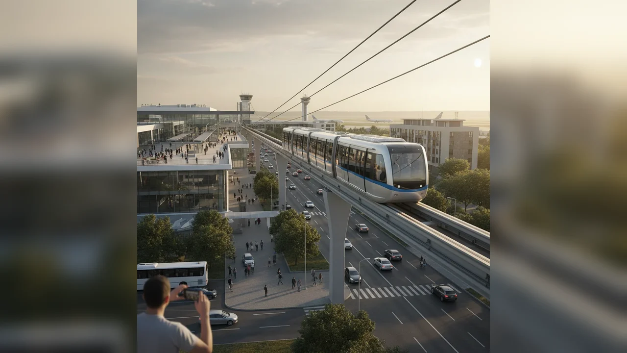 Craiova include un monorail suspendat între Gară și Aeroport în noul plan de mobilitate urbană