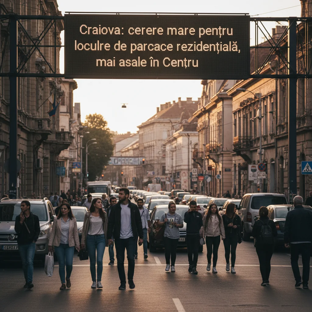 Craiova: interes ridicat pentru parcările rezidențiale, cu presiune maximă în zona centrală