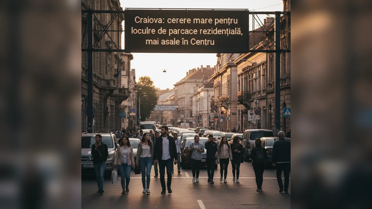 Craiova: interes ridicat pentru parcările rezidențiale, cu presiune maximă în zona centrală