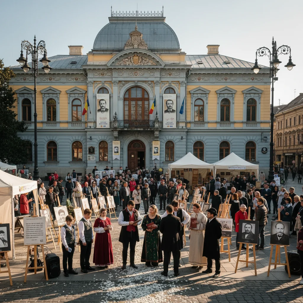 Craiova marchează Ziua Culturii Naționale prin expoziții și evenimente dedicate lui Eminescu