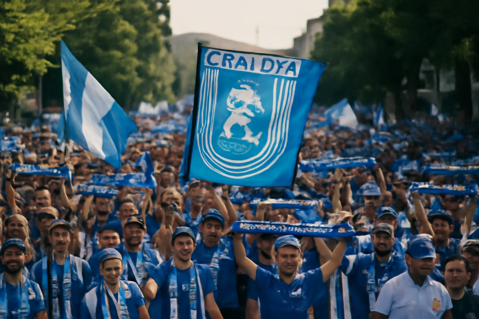 Craiova susține Știința: Marea alb-albastră a ieșit în stradă