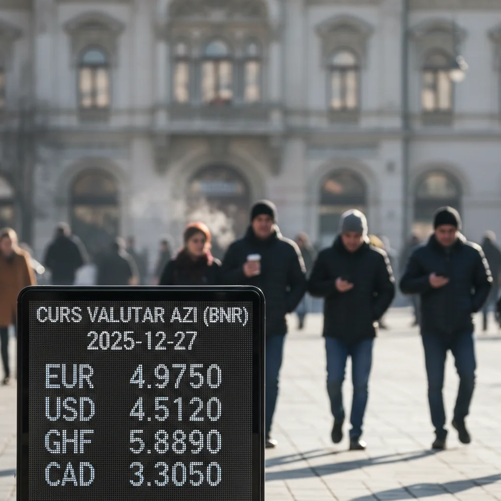 Curs valutar azi (BNR) – 2025-12-27