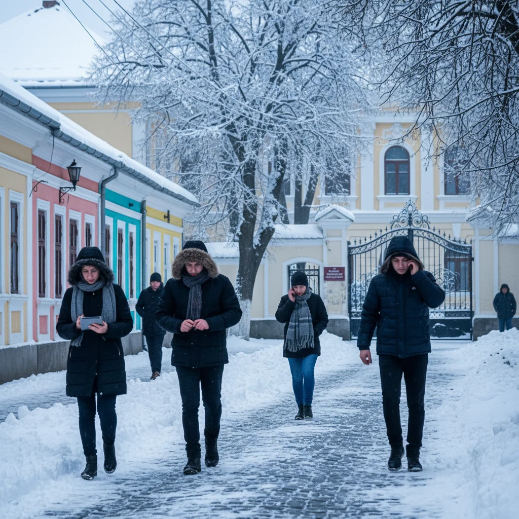 Cursuri mutate online în Craiova și județul Dolj din cauza gerului
