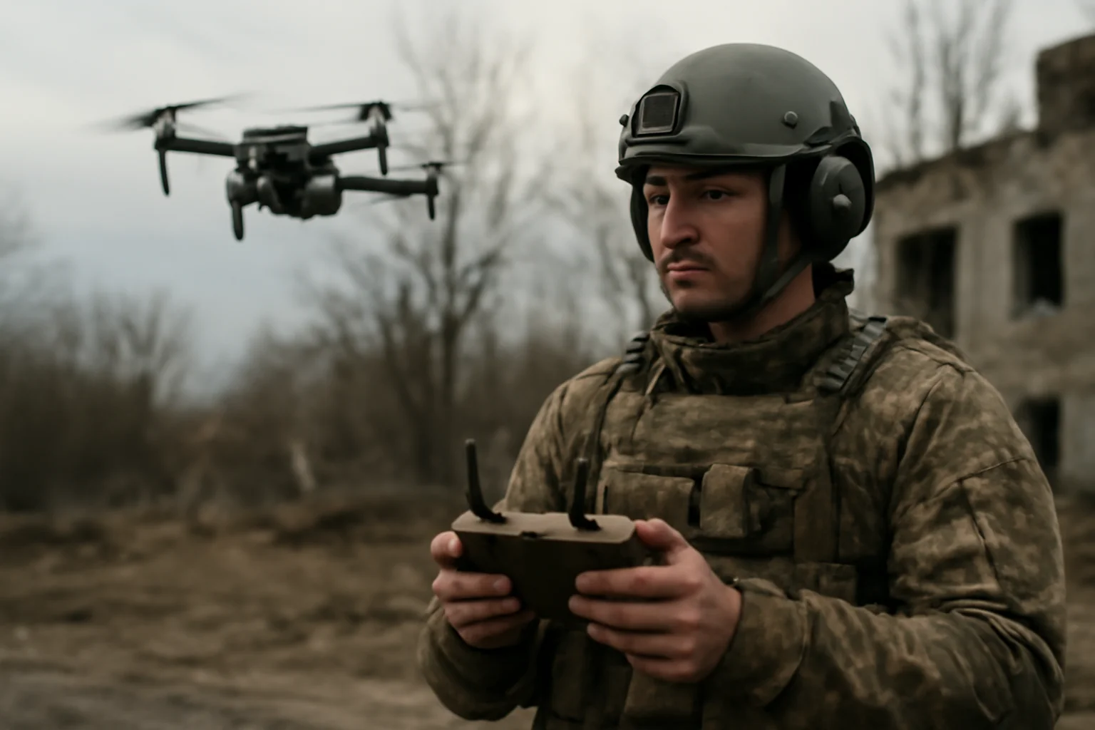 Dronele transformă războiul din Ucraina în zona mortală Donbas