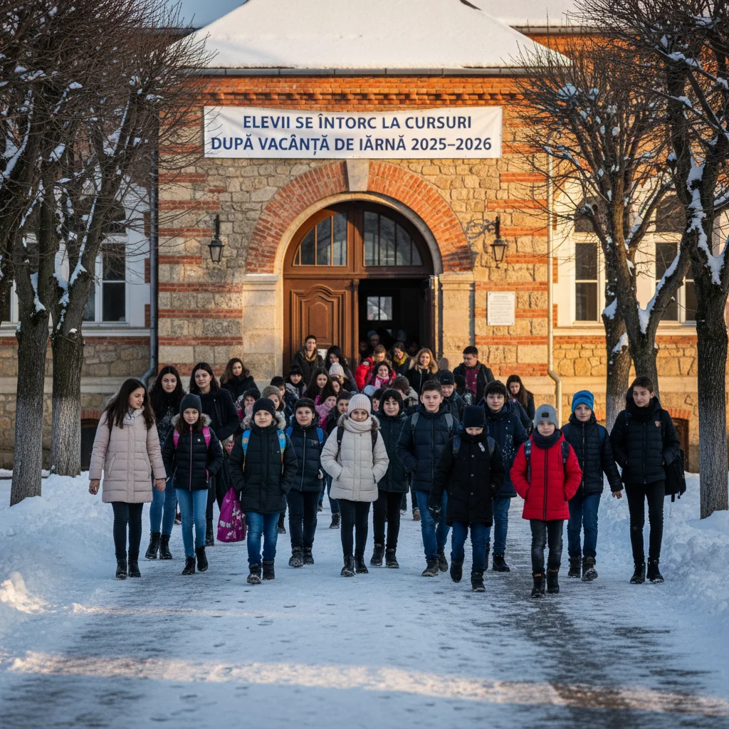 Elevii revin la școală în Craiova pe 8 ianuarie, odată cu începutul modulului 3
