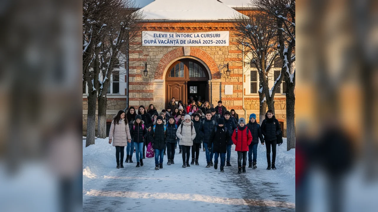 Elevii revin la școală în Craiova pe 8 ianuarie, odată cu începutul modulului 3