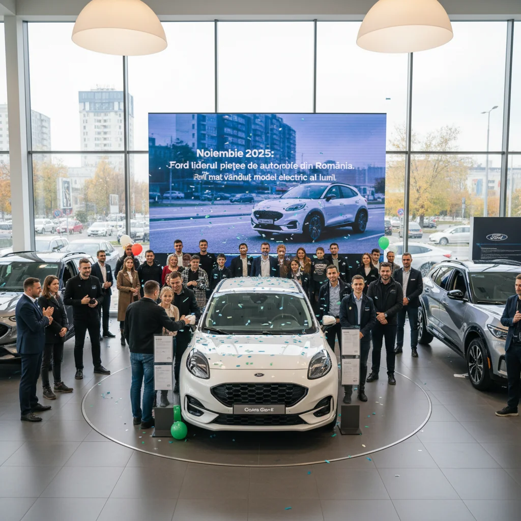 Ford conduce piața auto electrică din România, Puma Gen-E – modelul electric cel mai vândut al lunii