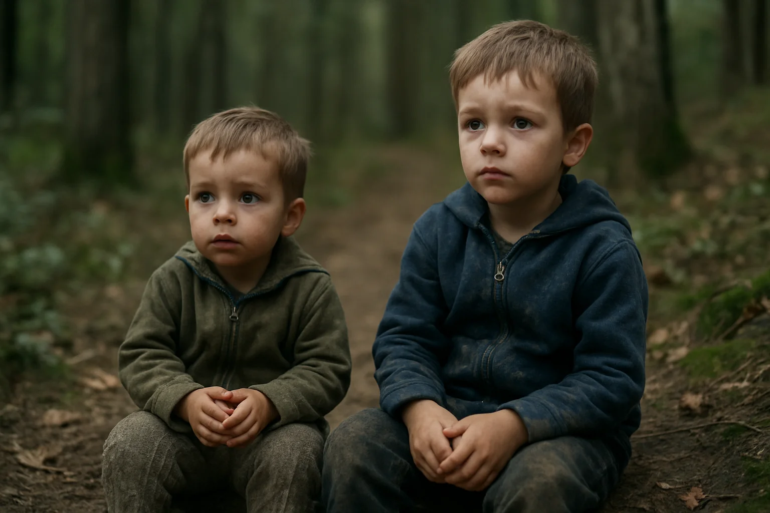 Frați abandonați într-o pădure după un joc îngrozitor