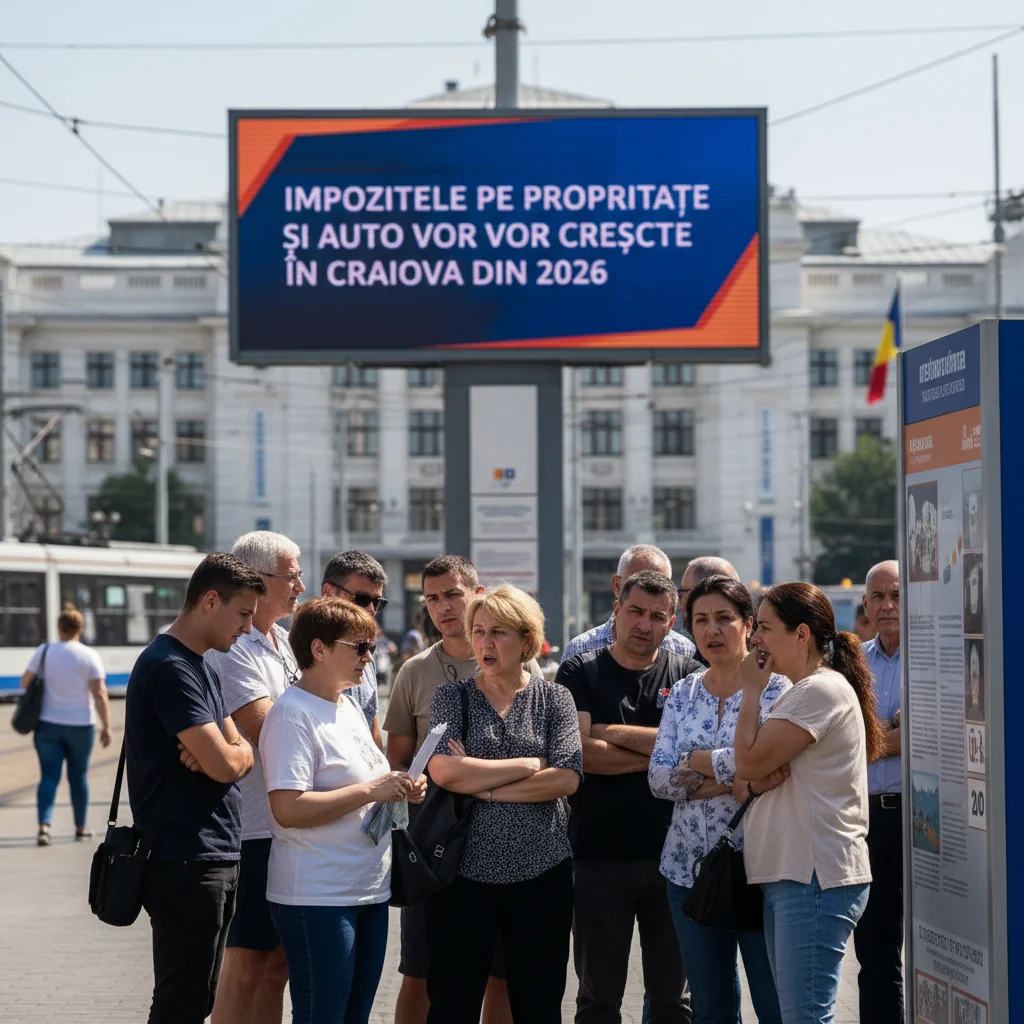 Impozitele locale vor crește semnificativ în Craiova din 2026