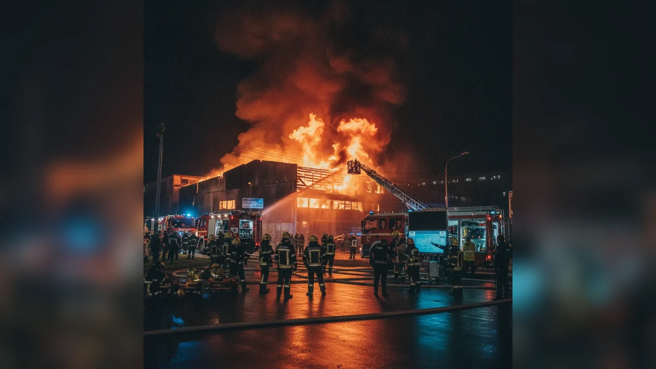 Incendiu la o fabrică de lemn în Brașov, fără victime