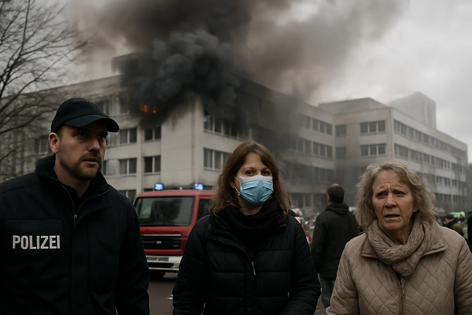 Incendiu la spital în Germania: 2 morți, peste 30 răniți