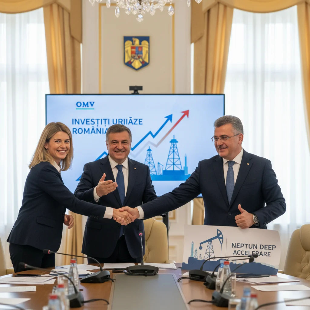 Investiții masive OMV Petrom în România confirmate la Palatul Victoria, Bolojan sprijină accelerarea proiectului Neptun Deep