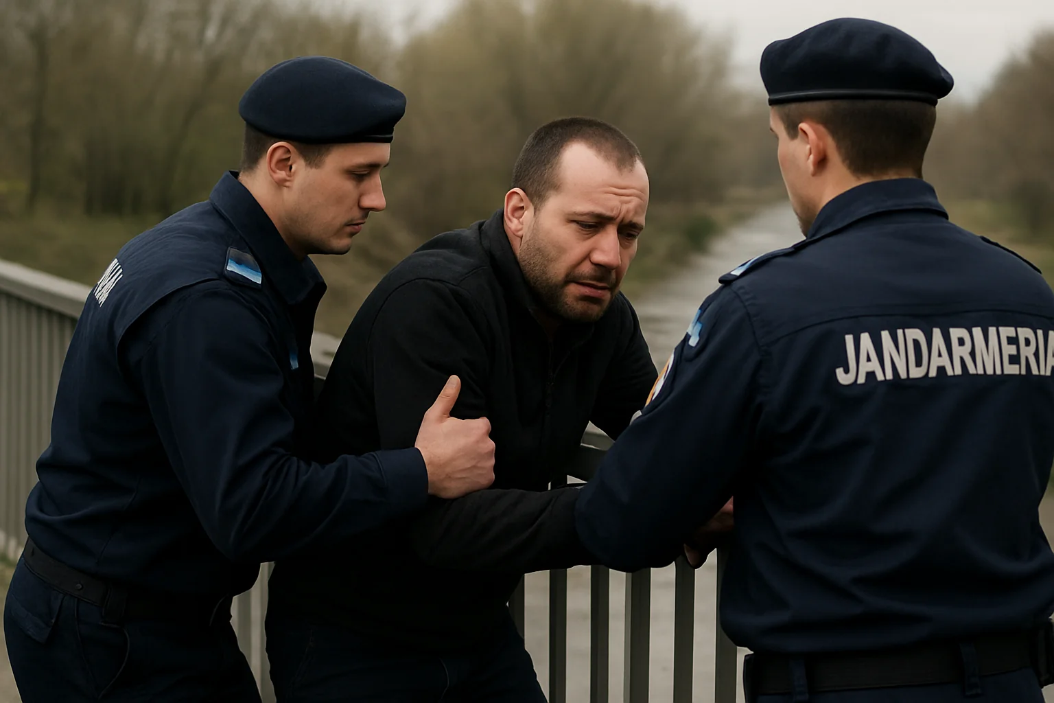 Jandarmii au salvat un bărbat de pe Podul Basarab