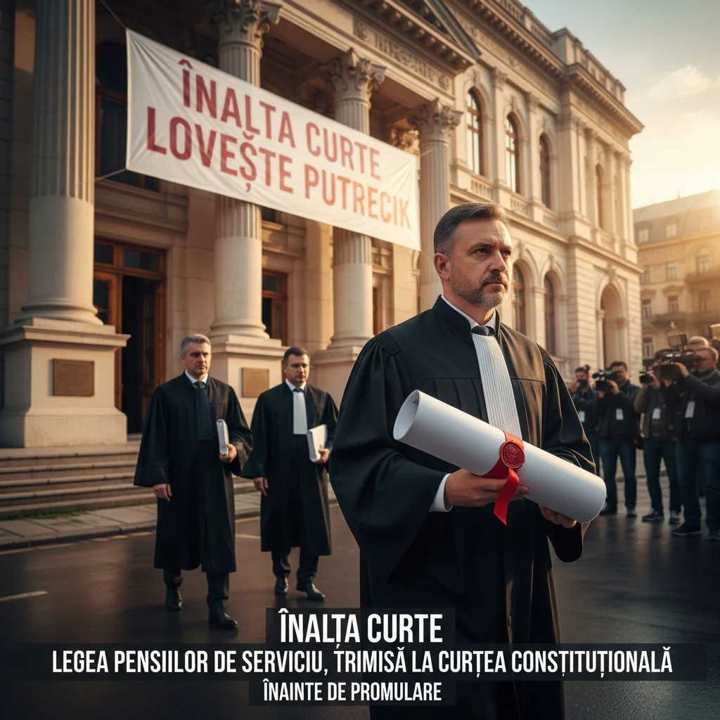 Legea pensiilor de serviciu, sesizată la Curtea Constituțională înainte de promulgare