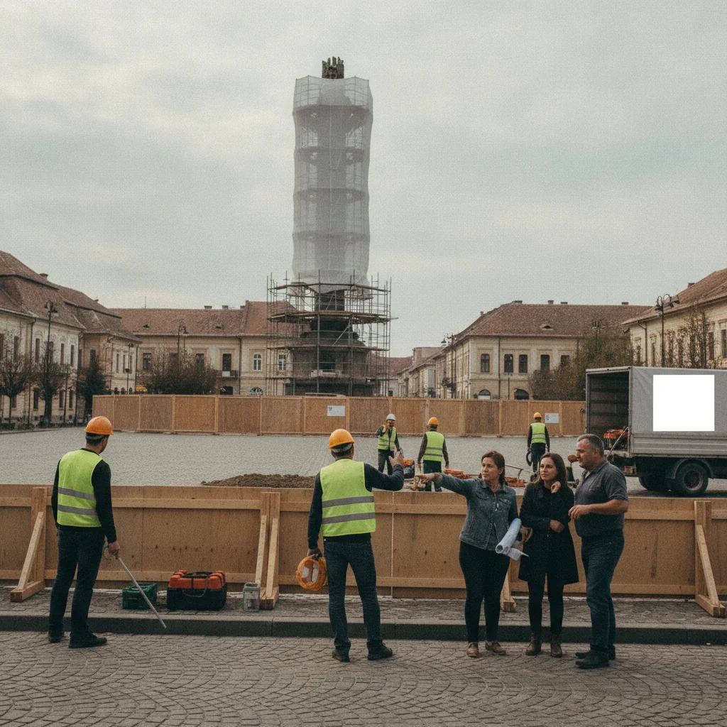 Licitația pentru modernizarea Pieței Brâncuși, anulată