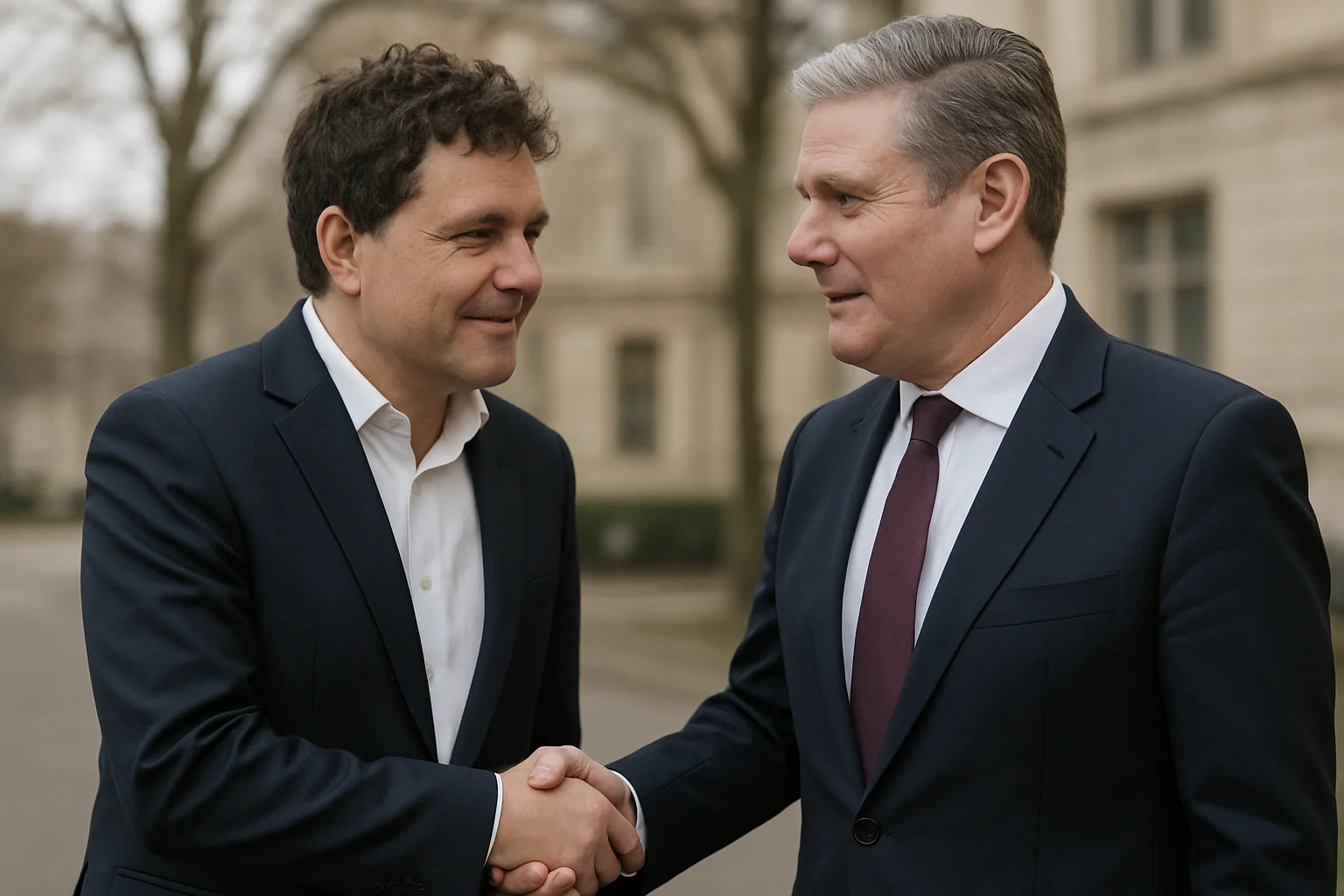 Nicușor Dan și Keir Starmer discută securitatea la NATO