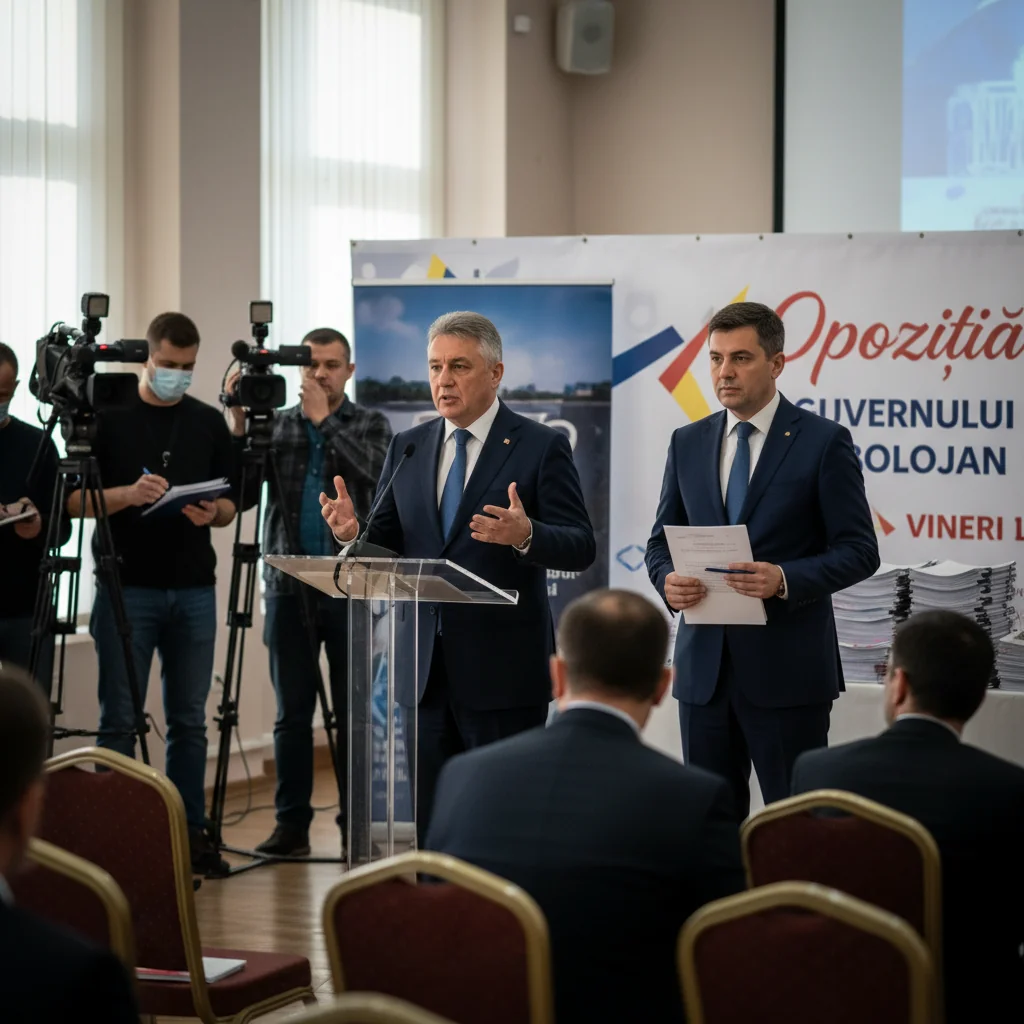 Opoziția depune vineri moțiune de cenzură împotriva Guvernului Bolojan cu 119 semnături, anunță Ninel Peia