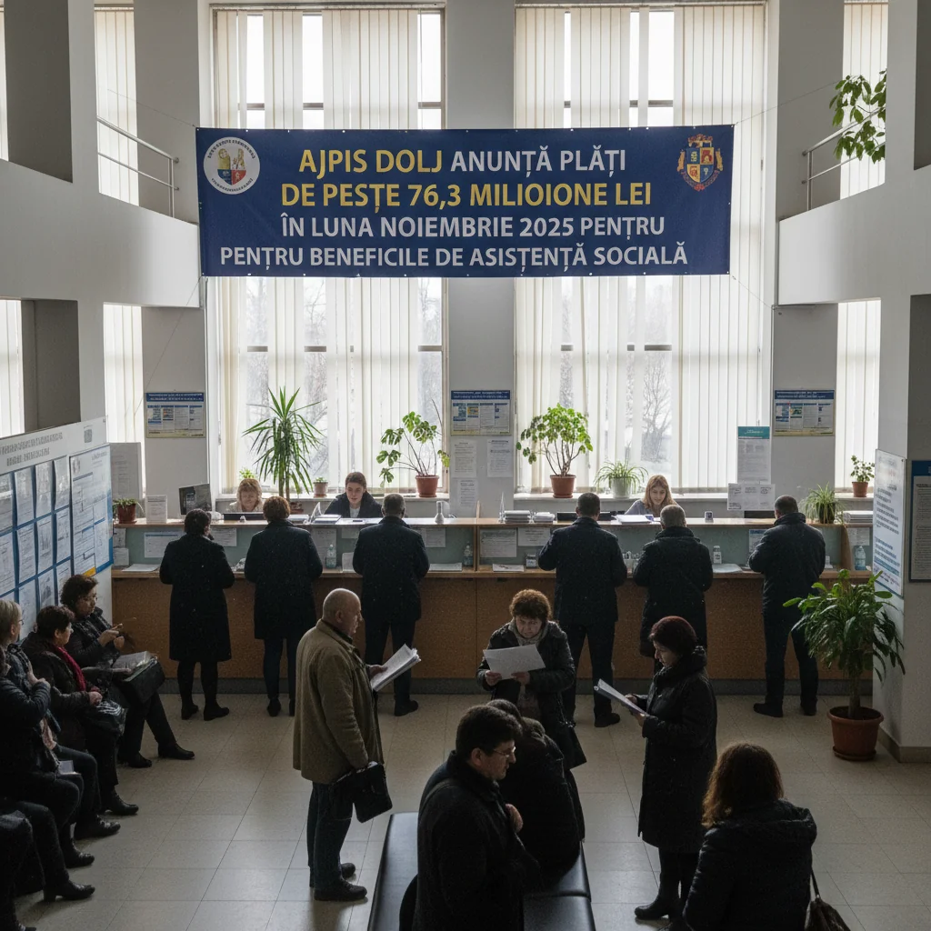 Plăți de peste 76,3 milioane lei pentru asistență socială în noiembrie 2025
