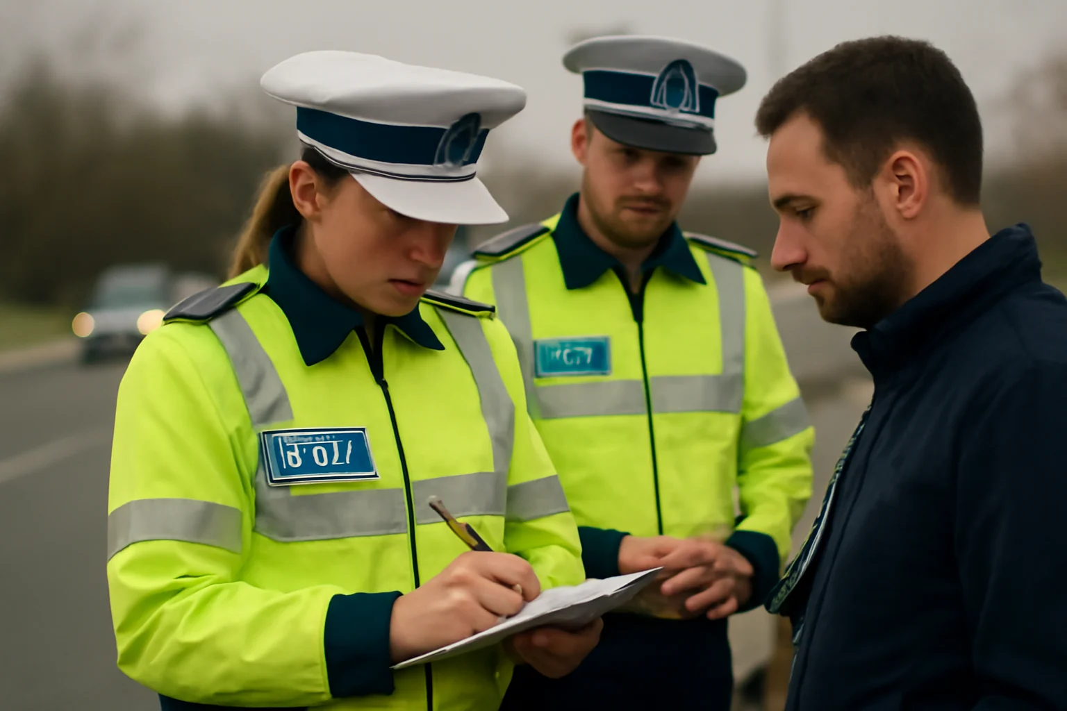 Polițiștii doljeni impun amenzi de 25.000 lei în trafic