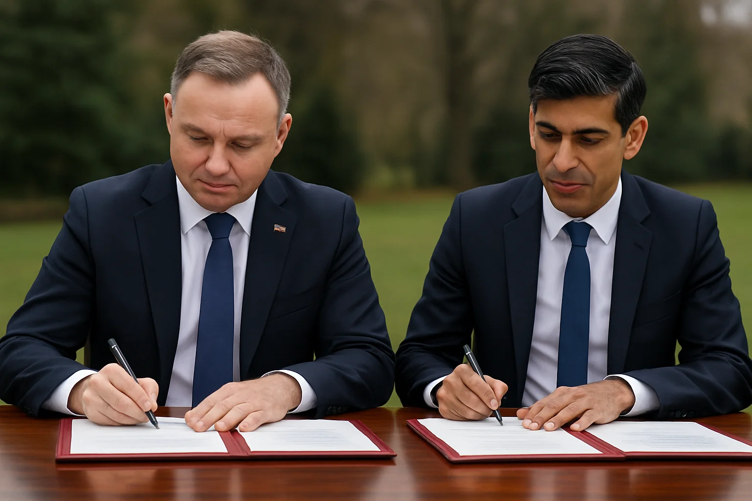 Polonia semnează un tratat de apărare cu Regatul Unit