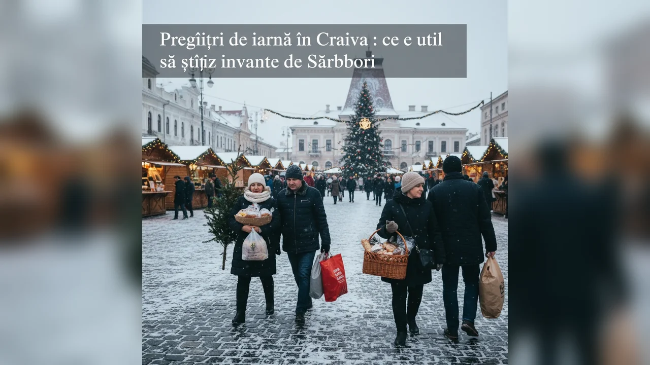 Pregătiri de iarnă în Craiova: ce e util să știți înainte de Sărbători
